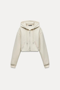 Sweat court interlock - écru