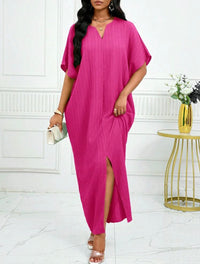 Robe caftan - Rose vif