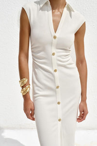 ROBE CHEMISE PIQUÉE