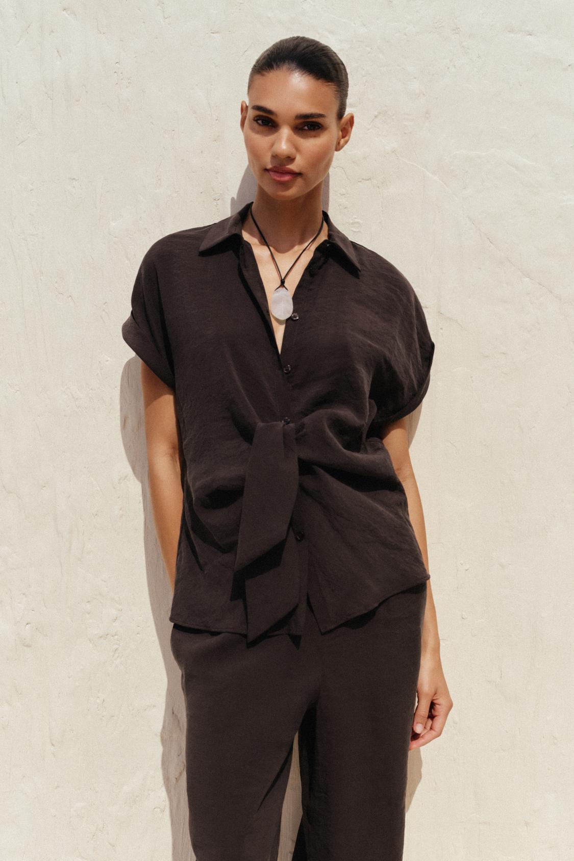 CHEMISE NOEUD AVANT