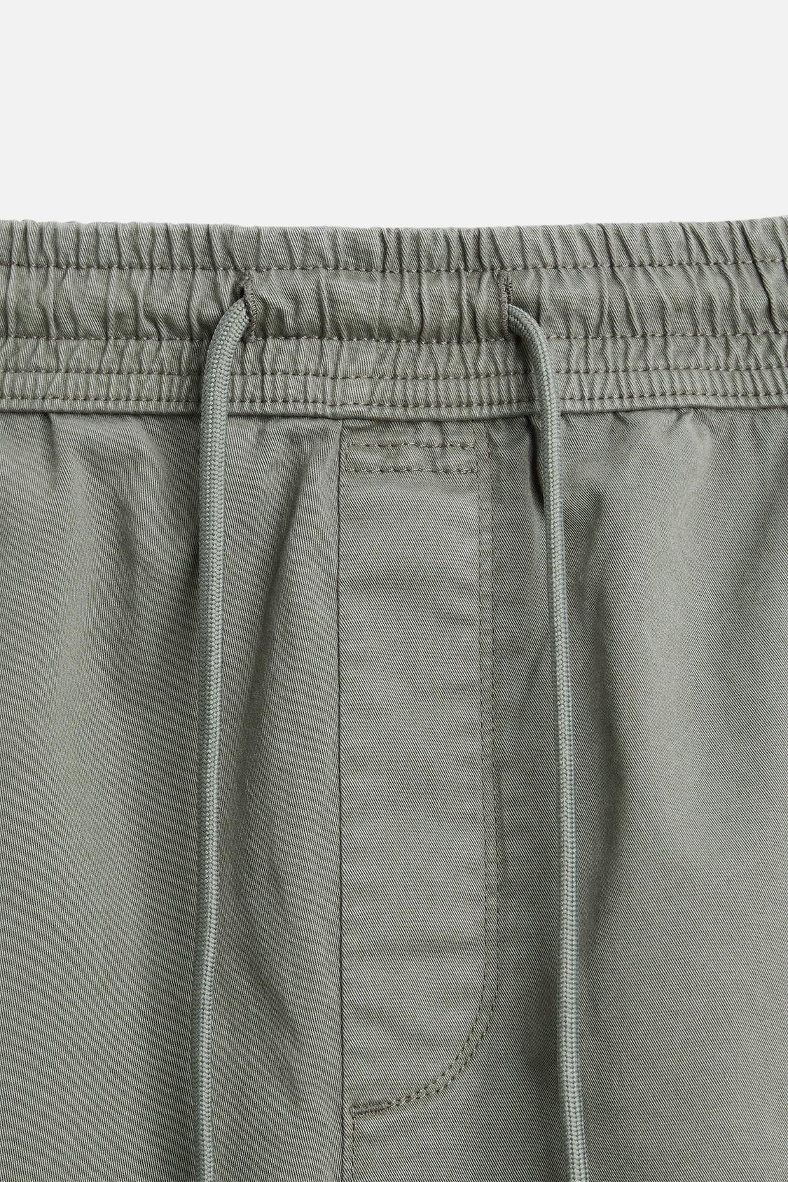 PANTALON DÉLAVÉ AVEC TAILLE JOGGING