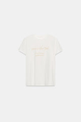 T-SHIRT INSCRIPTION MANCHES COURTES