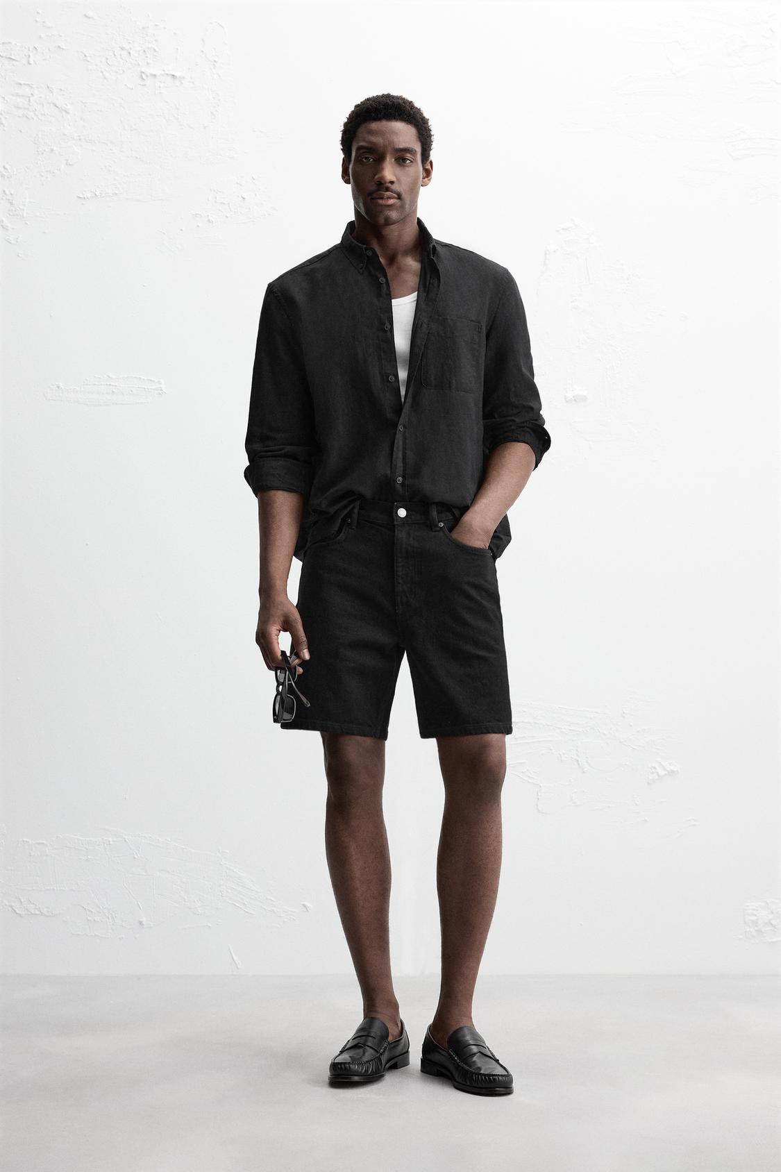 SHORT EN DENIM COUPE CLASSIQUE