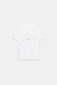 T-SHIRT BRODERIES ET INSCRIPTION