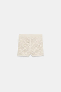 SHORT EN MAILLE POINTELLE