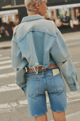BERMUDA EN DENIM TRF TAILLE MOYENNE