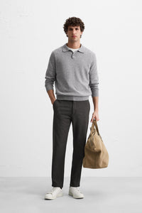 PANTALON À TEXTURE CONFORT