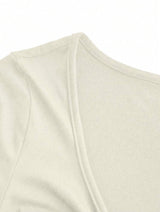 T-shirt Casual à Manches longues - Nude