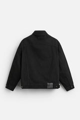 Veste en jean coupe carrée