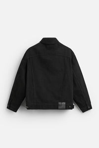 Veste en jean coupe carrée