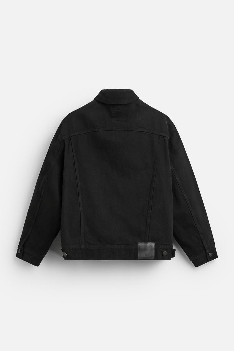 Veste en jean coupe carrée