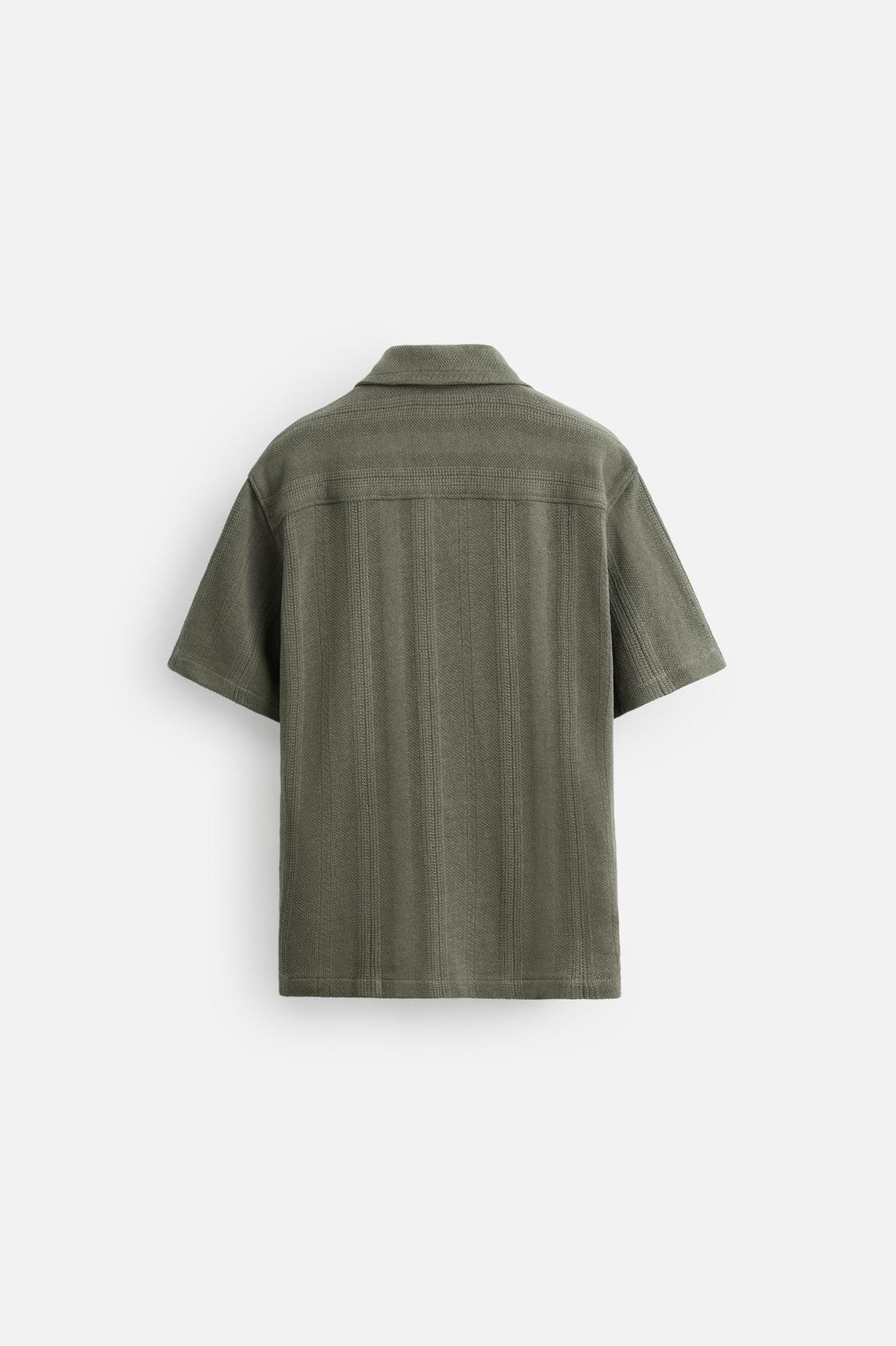 CHEMISE STRUCTURÉE JACQUARD