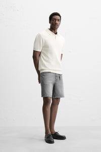 SHORT EN DENIM COUPE CLASSIQUE