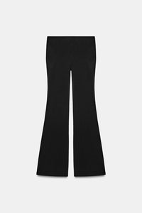 PANTALON FLARE STRETCH À POISN