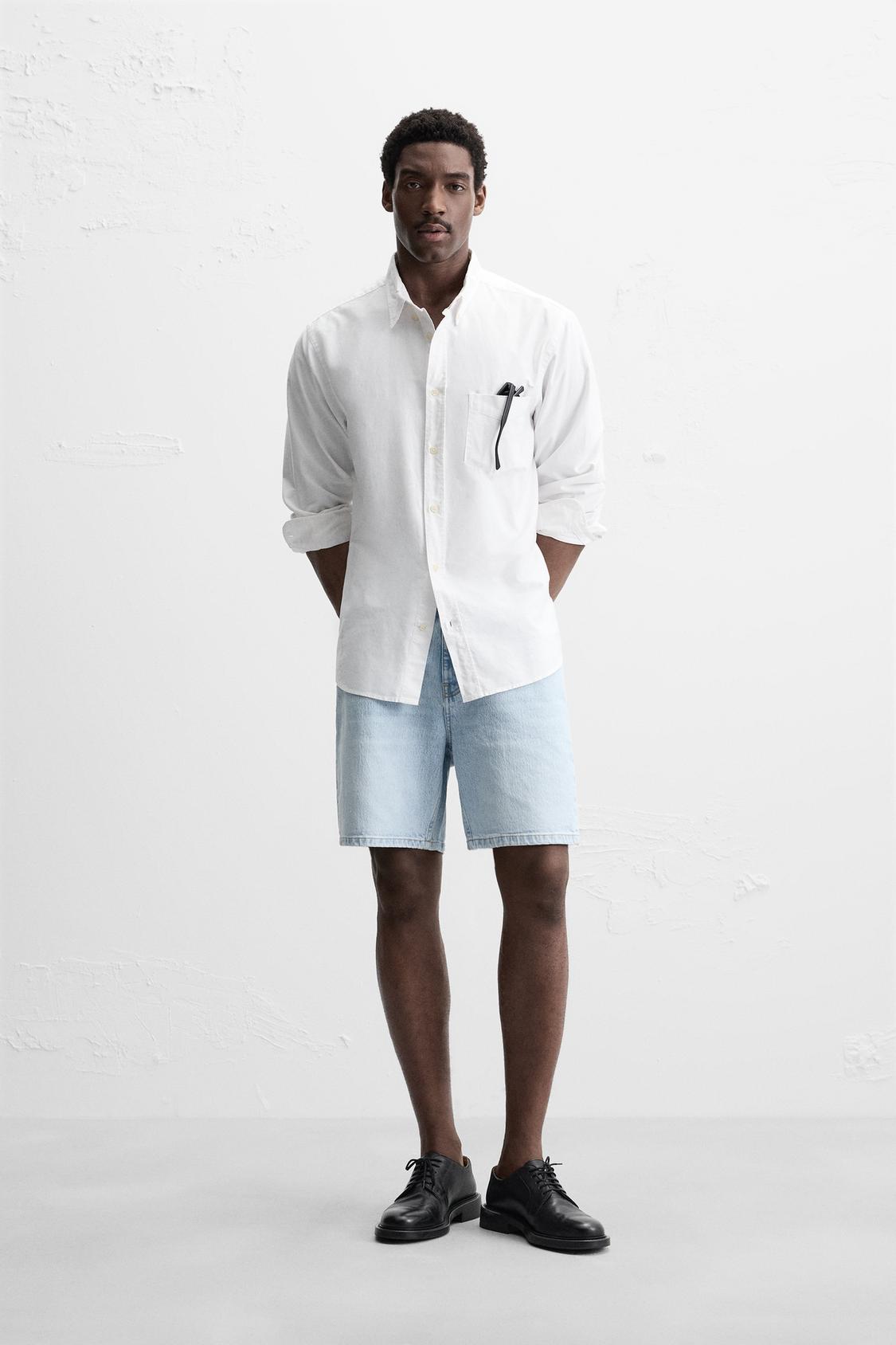 SHORT EN DENIM COUPE CLASSIQUE