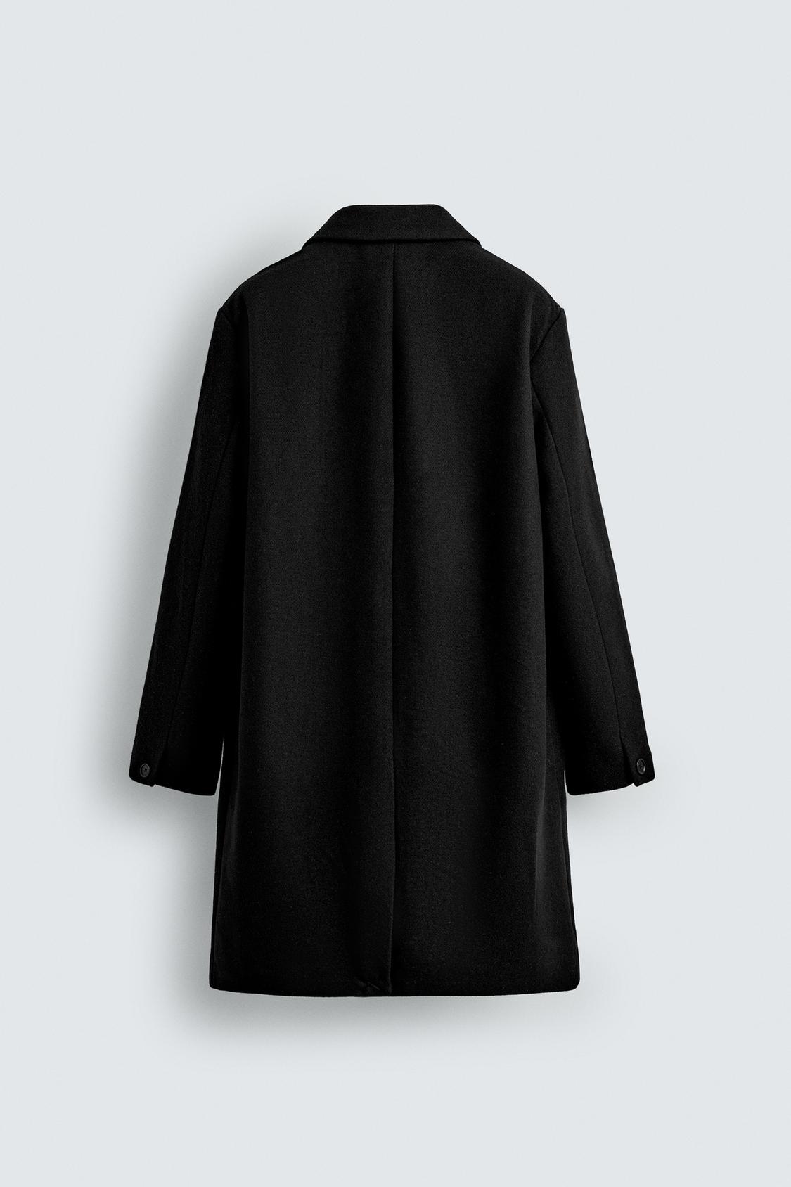 MANTEAU REGULAR FIT AVEC LAINE