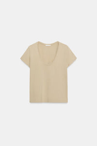 T-SHIRT EN COTON À MANCHES COURTES