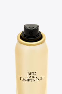 Red Zara Temptation Body Glitter Spray