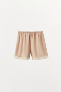SHORT SATINÉ ET DENTELLE