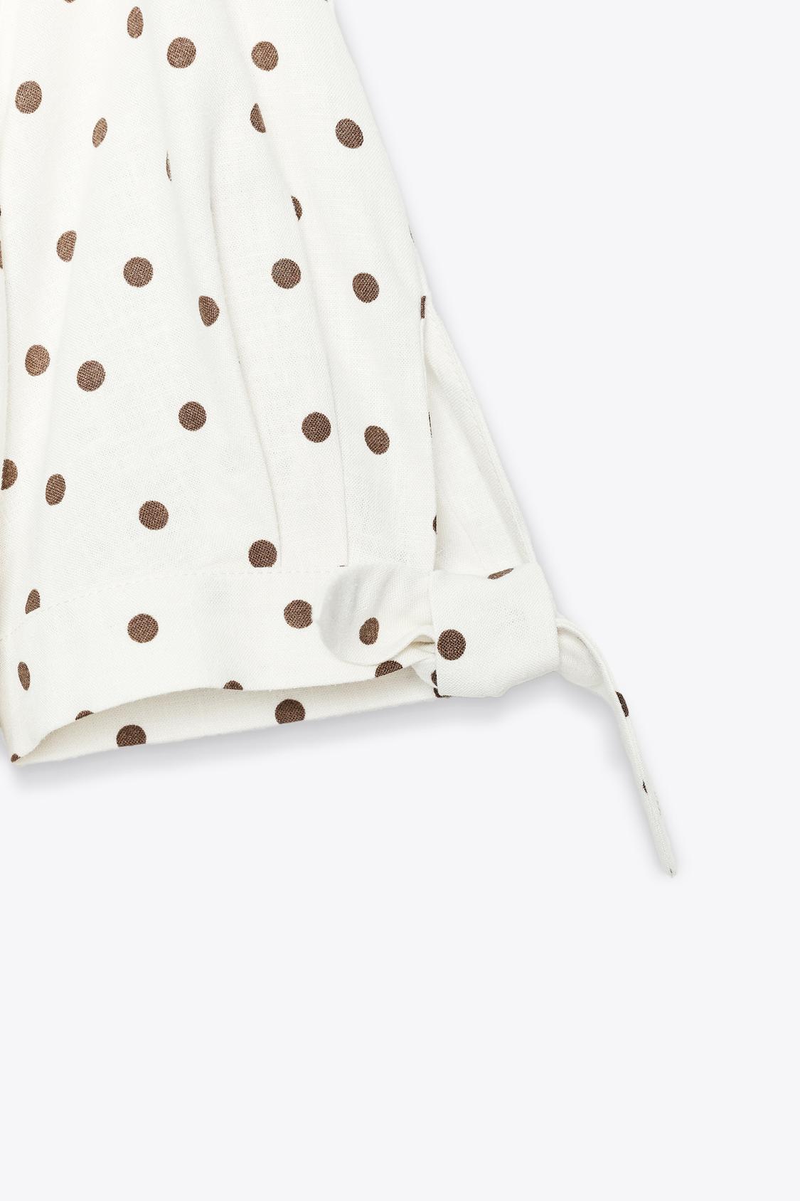 CHEMISE MANCHES COURTES AVEC LACETS EN RAMIE