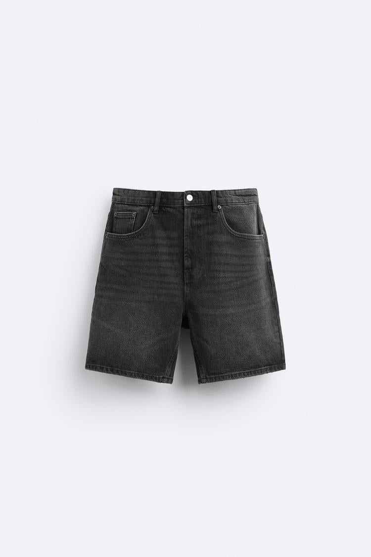 Short en Jean - Noir