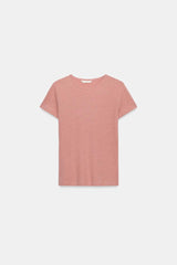 T-SHIRT MANCHES COURTES AVEC LIN