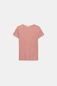 T-SHIRT MANCHES COURTES AVEC LIN