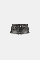 SHORT MINI EN DENIM TRF TAILLE BASSE