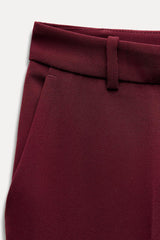 Pantalon droit collection zw - Grenat