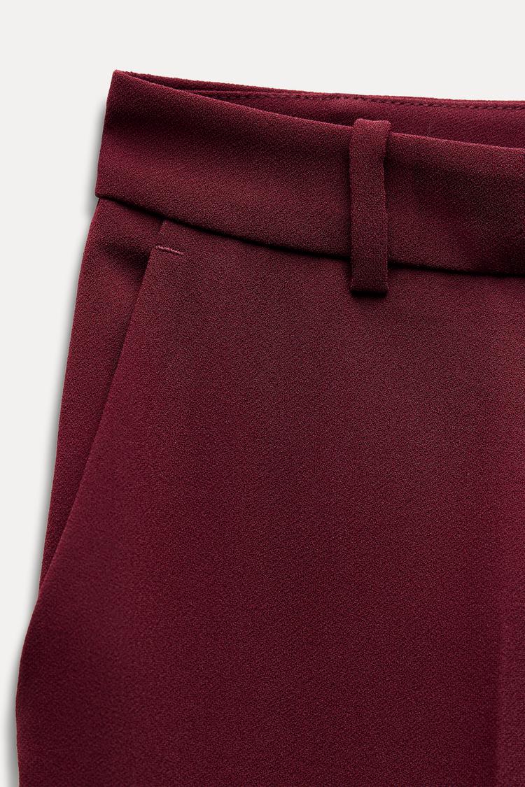 Pantalon droit collection zw - Grenat