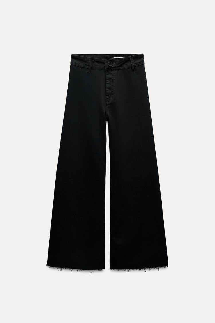 Jean collection zw marine droit a taille haute - Noir