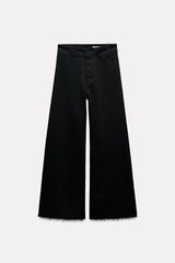 Jean collection zw marine droit a taille haute - Noir