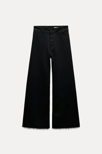 Jean collection zw marine droit a taille haute - Noir
