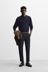 PANTALON À TEXTURE CONFORT