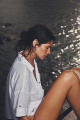 CHEMISE COURTE EN LIN