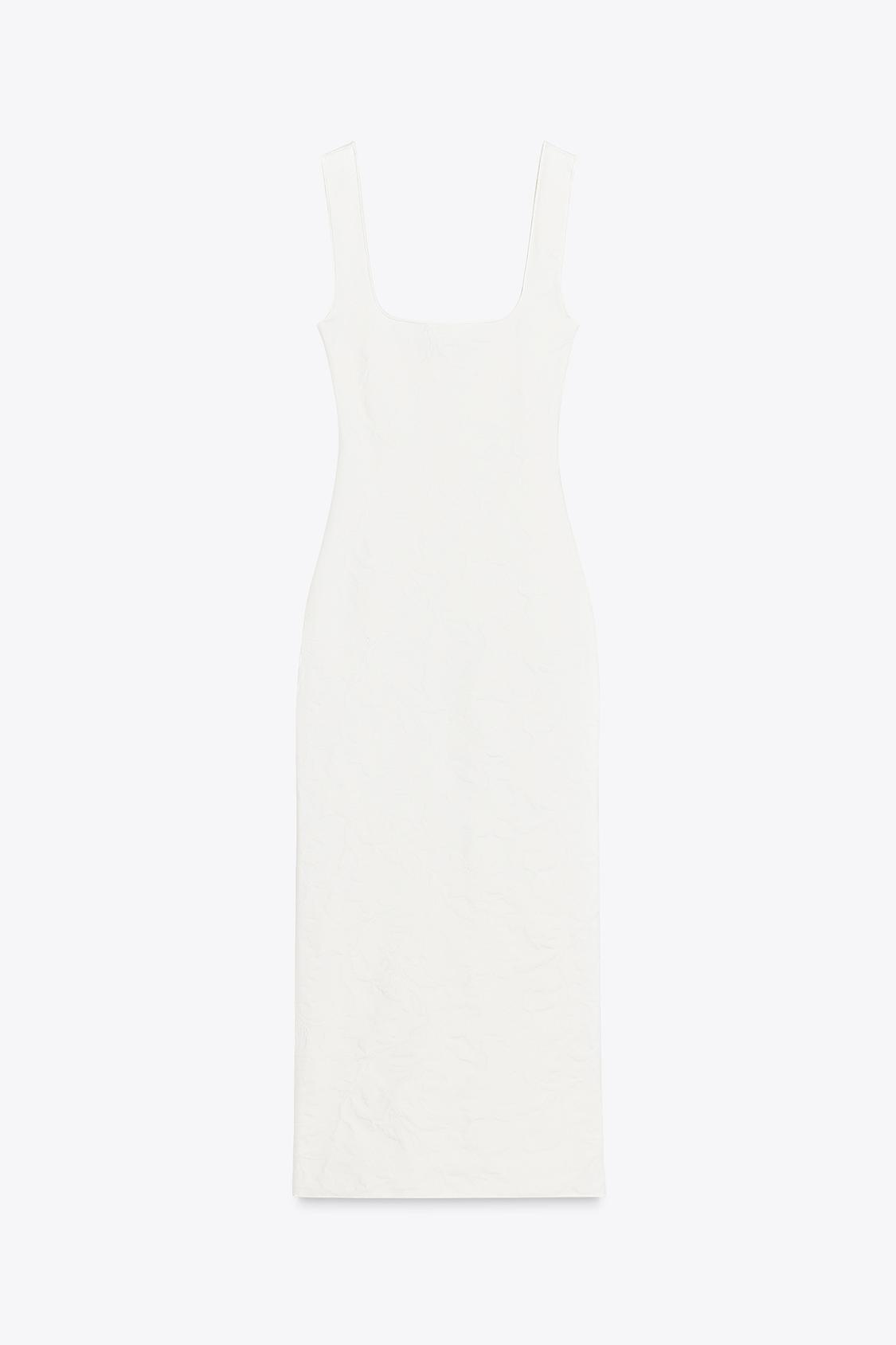 ROBE DECOLLETÉ CARRÉ STRETCH