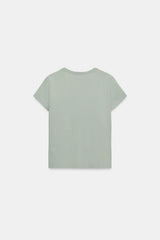T-SHIRT EN COTON À MANCHES COURTES