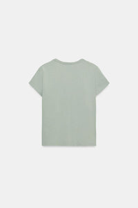 T-SHIRT EN COTON À MANCHES COURTES