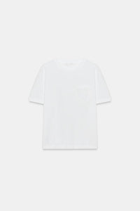 T-SHIRT POCHE BRODÉE