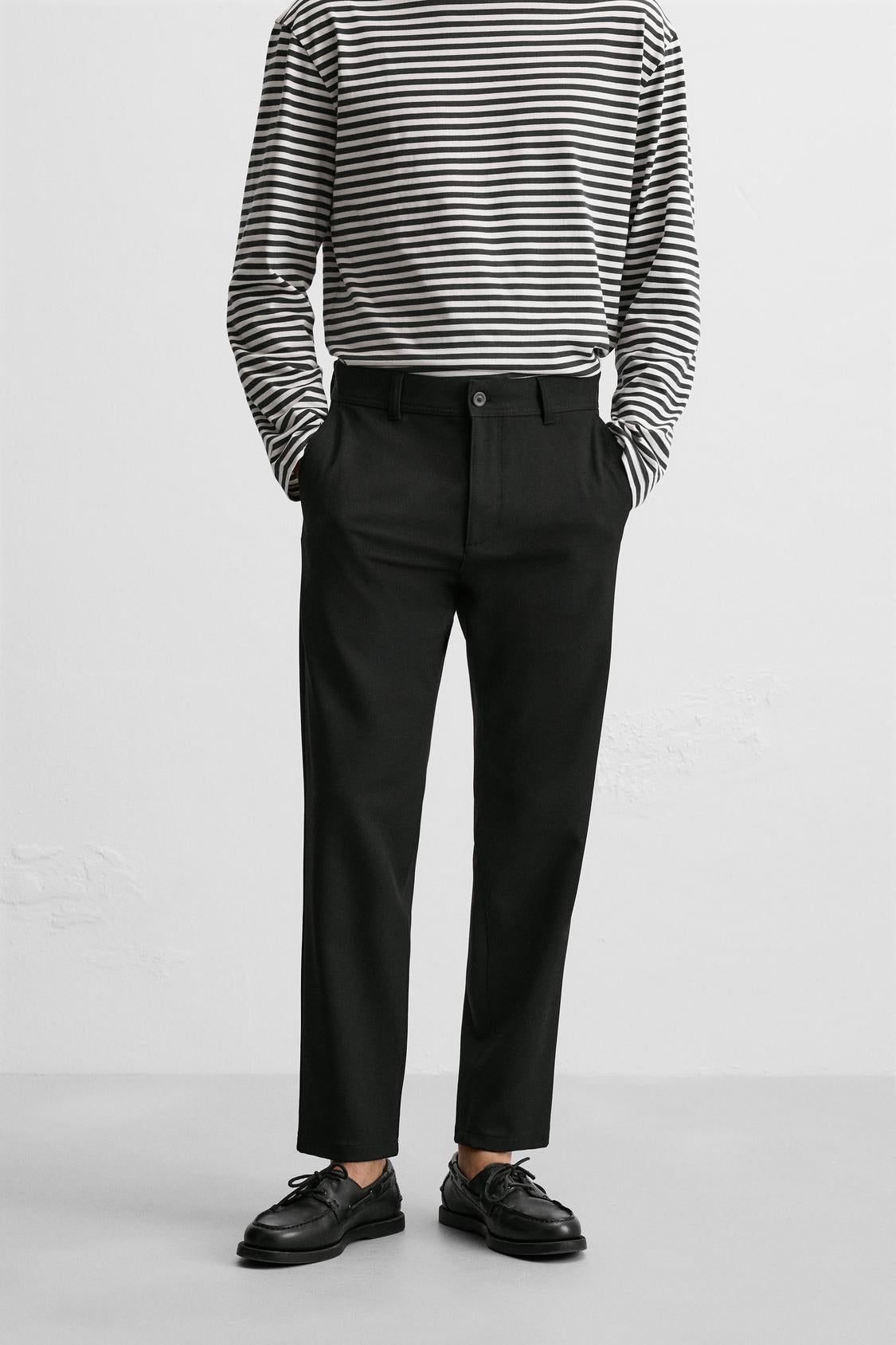 PANTALON À TEXTURE CONFORT