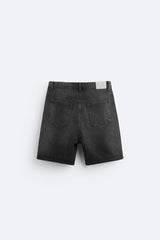 Short en Jean - Noir