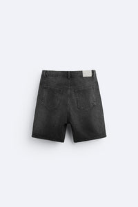 Short en Jean - Noir