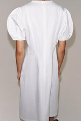ROBE MI-LONGUE AVEC LIN ZW COLLECTION