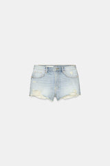 SHORT EN DENIM TRF TAILLE HAUTE DÉCHIRURES