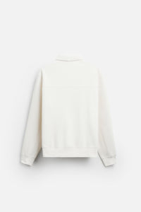 Sweat a zip sur le col - Noir
