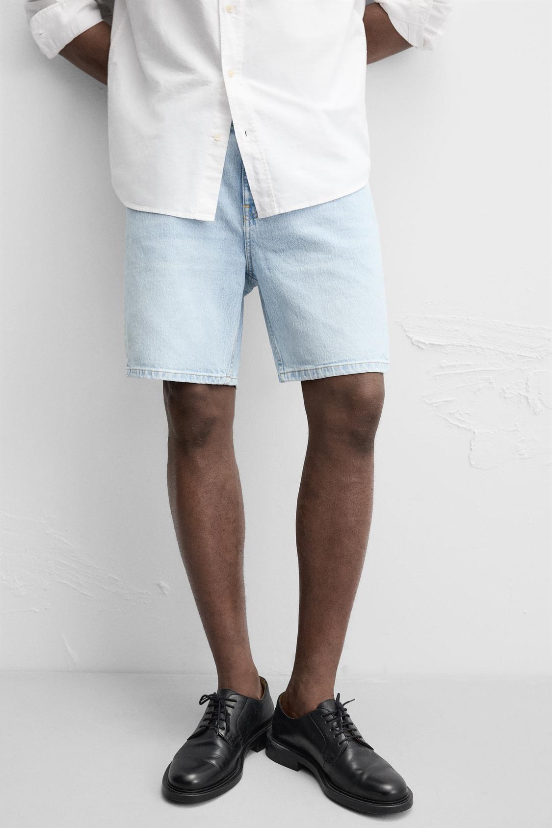 SHORT EN DENIM COUPE CLASSIQUE
