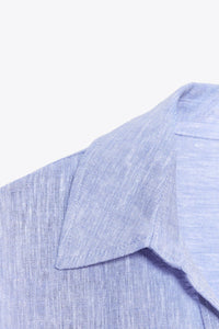 CHEMISE COURTE EN LIN