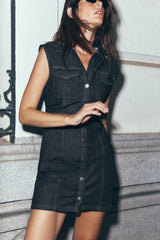 ROBE COURTE Z1975 EN DENIM