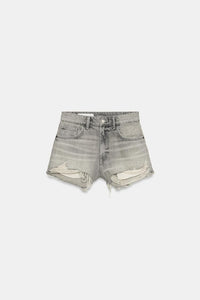 SHORT EN DENIM TRF TAILLE HAUTE DÉCHIRURES