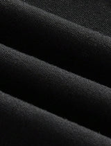 T-shirt Casual à Manches longues - Noir